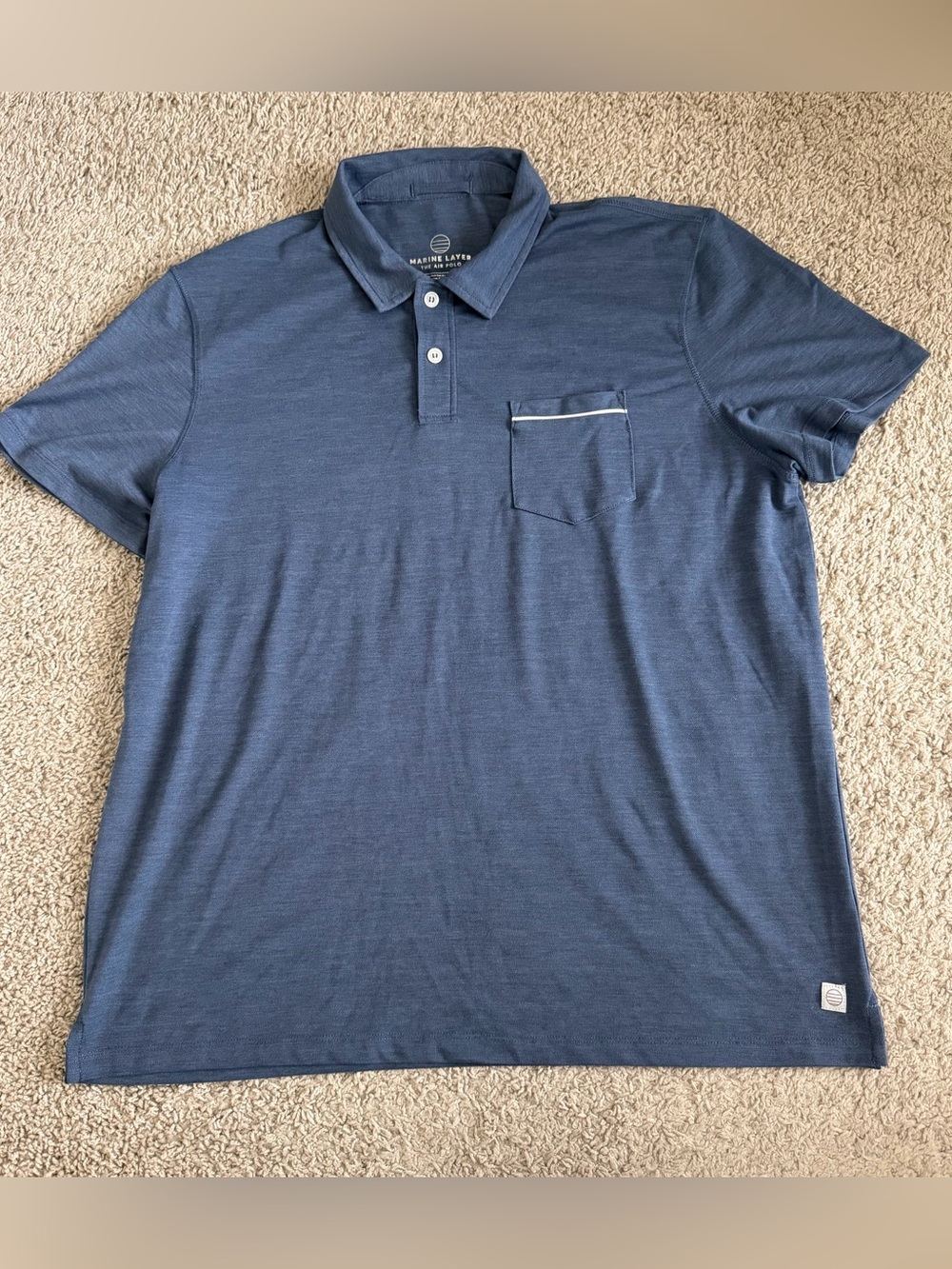 Marine Layer Lightweight Short Sleeve The Air Polo